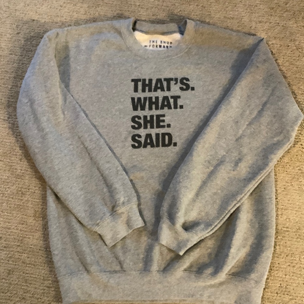 Woman’s sweatshirt